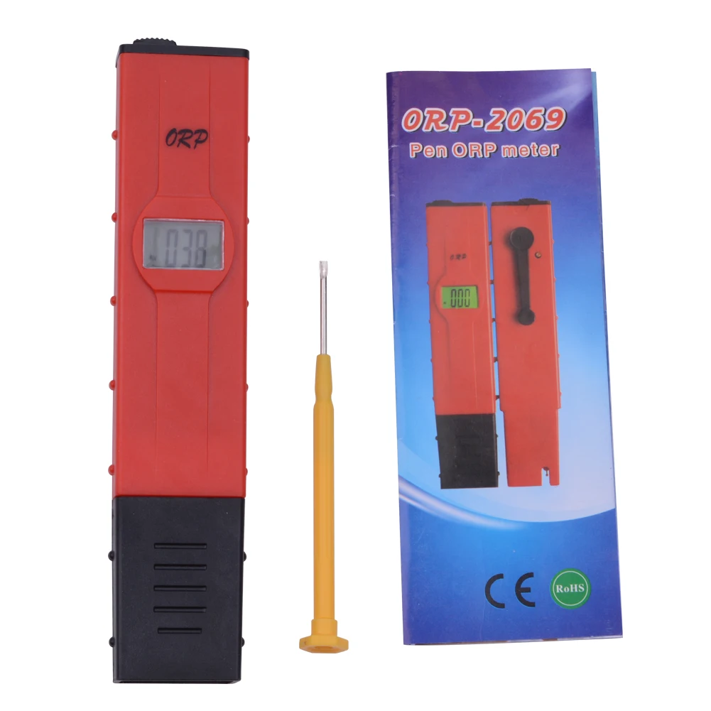 Yieryi ORP-2069 ЖК цифровой тип красная ручка тестер количество воды бассейн тестер ОВП метр с подсветкой для водорода генератор