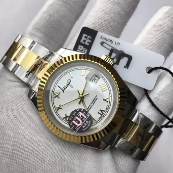 

Top quality 18K gold watch Men automatic Glide Smooth second hand luminous mechanical Watches daydate AAA U1 factory