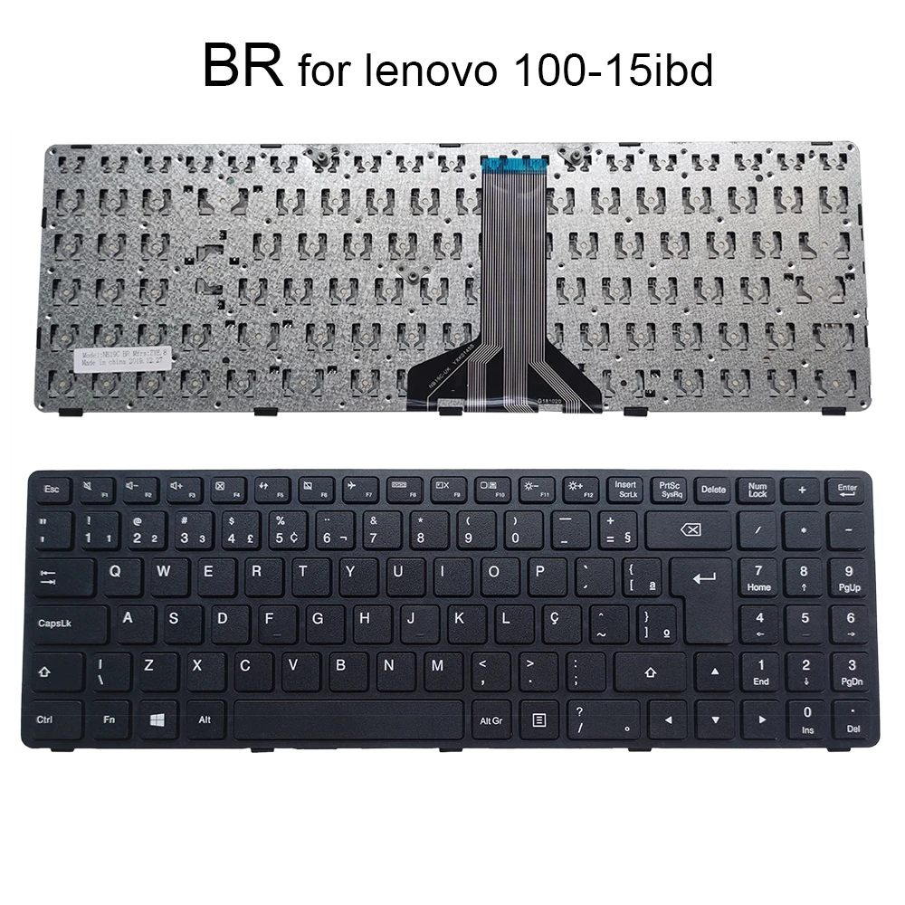 Genuine Brazilian Keyboard Pc For Lenovo Ideapad 100 15ibd B50 50 B50 80 B50 30 5nk Brazil Laptop Replacement Keyboards Replacement Keyboards Aliexpress