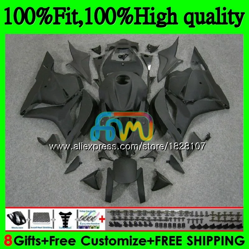 Литья под давлением для HONDA CBR600RR CBR600 RR F5 09, 10, 11, 12, 105BS. 16 CBR 600 RR 600RR 600CC 2009 матовый черный 2010 2011 2012 обтекатели
