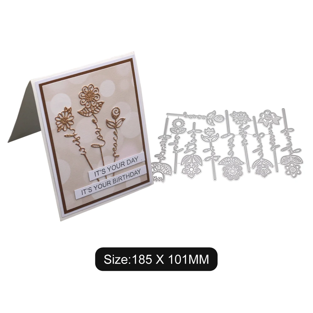 

Cutting Dies Creative Decoration DIY Three-dimensional Flowers / Bookmark / Multi-style of Small Flowers Cards Sizzixs Big Shots