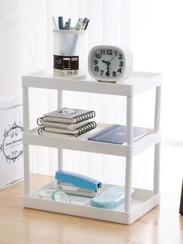 

Cosmetic Storage Box Desktop Shelf Bathroom Storage Rack Makeup Organizer Table Sundries Holder Kitchen Spice Rack Organizer