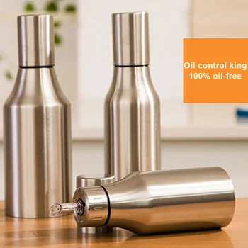 

Olive Oil Dispenser Oil Bottle Food grade thicken 304 Stainless Steel Leak -Proof Olive Oil Bottle Decanter Kitchen Tools