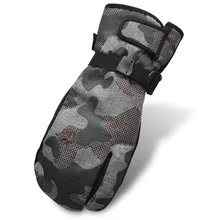 Outdoor -30 Winter Warm Professional Snowboard Ski Gloves Waterproof Touch Phone Screen Thickened Thermal Mittens Snowmobile