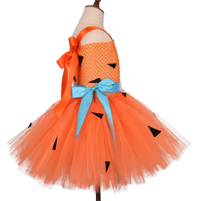 Halloween Cosplay Fox TUTU Dresses For Girl Casual Clothes Toddler Kids Formal Party Orange Cute Fox tail Costumes with headband Halloween Cosplay Fox TUTU Dresses For Girl Casual Clothes Toddler Kids Formal Party Orange Cute Fox tail Costumes with headband