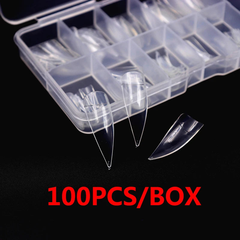 Style 11 Transparent Французские накладные ногти, УФ-гель, натуральный цвет, полностью карточные искусственные накладные ногти, для полировки ногтей, палитра, инструменты для маникюра - Цвет: Style 11 Transparent