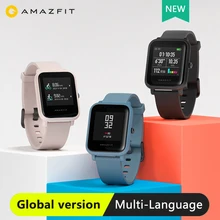 Глобальная версия Amazfit Bip Lite Смарт-часы 45 дней Срок службы батареи 3ATM в соответствии со стандартом водонепроницаемости монитор сердечного ритма цифровые спортивные часы умные часы