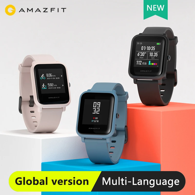 Глобальная версия Amazfit Bip Lite Смарт часы 45 дней Срок службы батареи 3ATM в