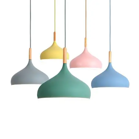 

Chandelier, creative restaurant, lampshade, living room, dining room, bar, cafe, modern chandelier, colorful macaron
