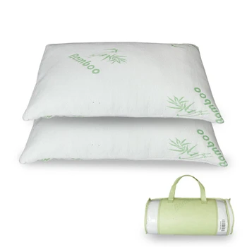 

1Pcs Memory Foam Pillow Breathable Cooling Hypoallergenic Shredded Neck Pillow with Zipper Removable Washable Queen King Size