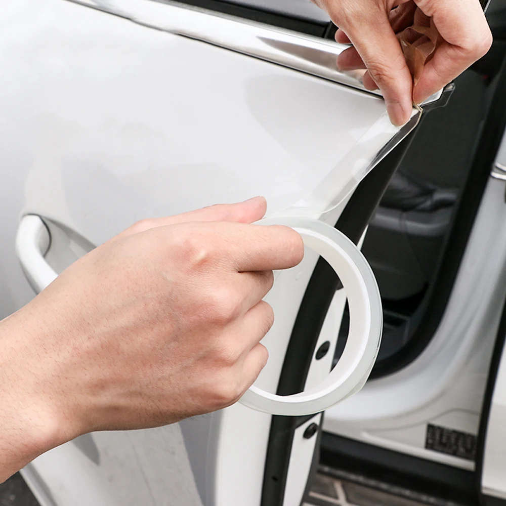 

1PC Multifunction Car Door Bumper Hood Edge Guard Paints Protection Film Scratch Sticker Nano Tape Scratchproof Accessories