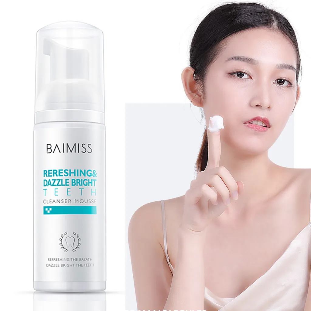 

60ml Toothpaste Whitening Foam Natural Mouth Wash Water Teeth Whitening Toothpaste Liquid Oral Hygiene Toothpaste New
