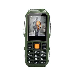 Dianba – petit téléphone portable militaire à trois résistances, longue durée de veille pour les personnes âgées, très longue durée de veille, 1.8 pouces 