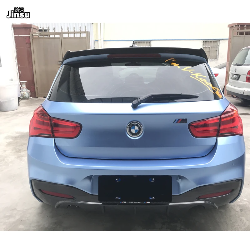 Спойлер на заднюю крышу из углеродного волокна для BMW 1 серии 116i 120i 125i M135i M140i 2017 2019