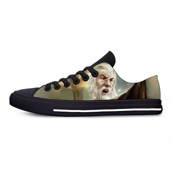 

Lord Of The Rings Lace Up Breathable Canvas Fashion Lightweight Sneakers for Women Men
