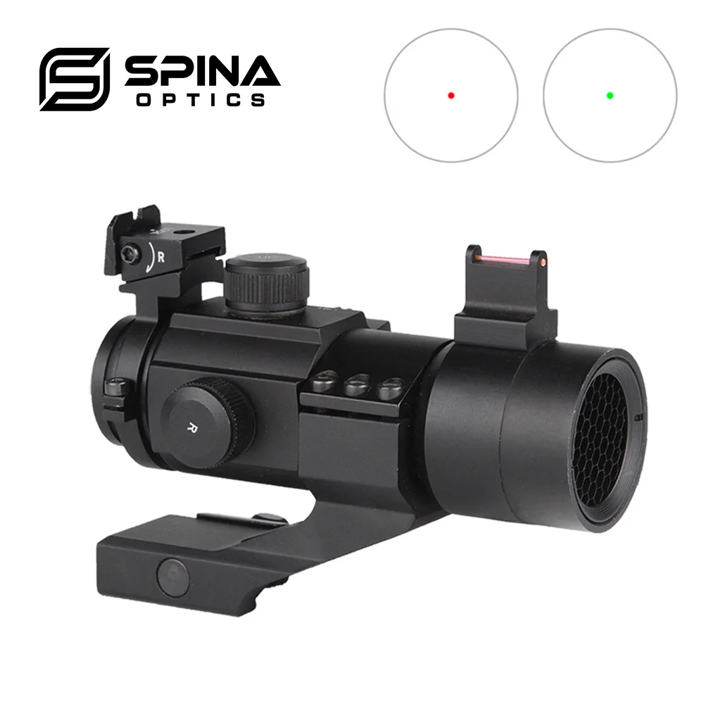 Оптический оптический прицел Spina 1X30 с красной зеленой точкой для пневматической