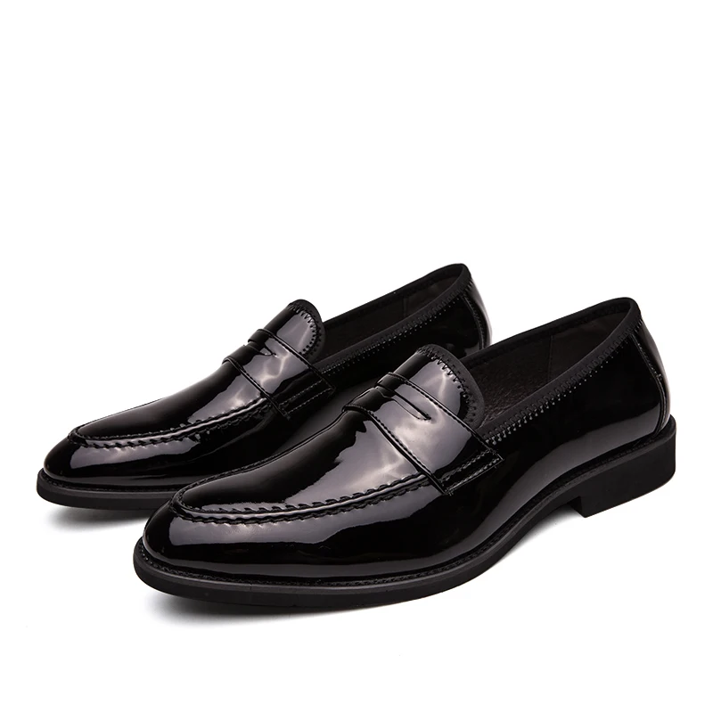 

Fashion Classic Business Men's Dress Shoes outdoor party Formal Wedding Shoes Men Slip On Oxford Shoes For Men Big size 38-48