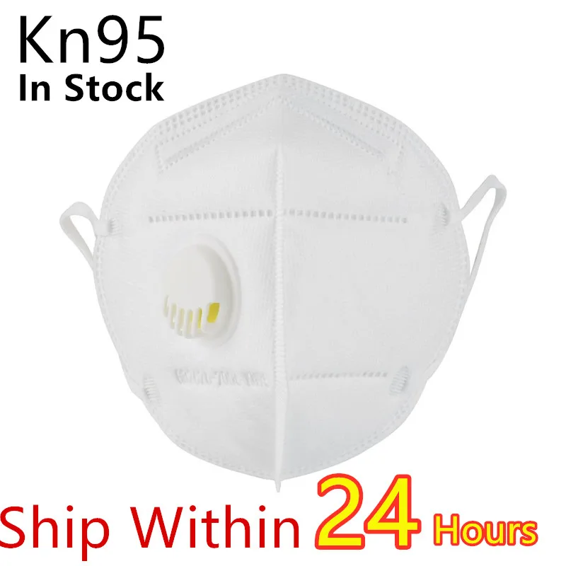 

5 20pcs KN95 Dust Masks N95 Respirator Air Filter Gas Mask Safety Protective kf94 ffp3 Face Mouth Mask Respirator Reusable