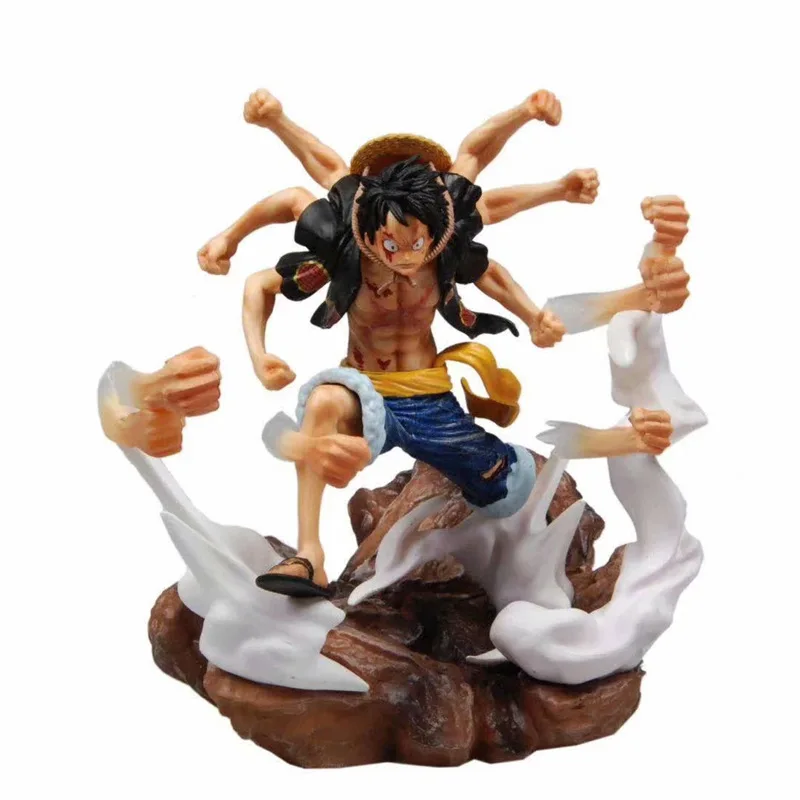 Аниме One Piece XXL Monkey D Luffy Gomu No Gatling Ver. Фигурка из ПВХ Коллекционная модель