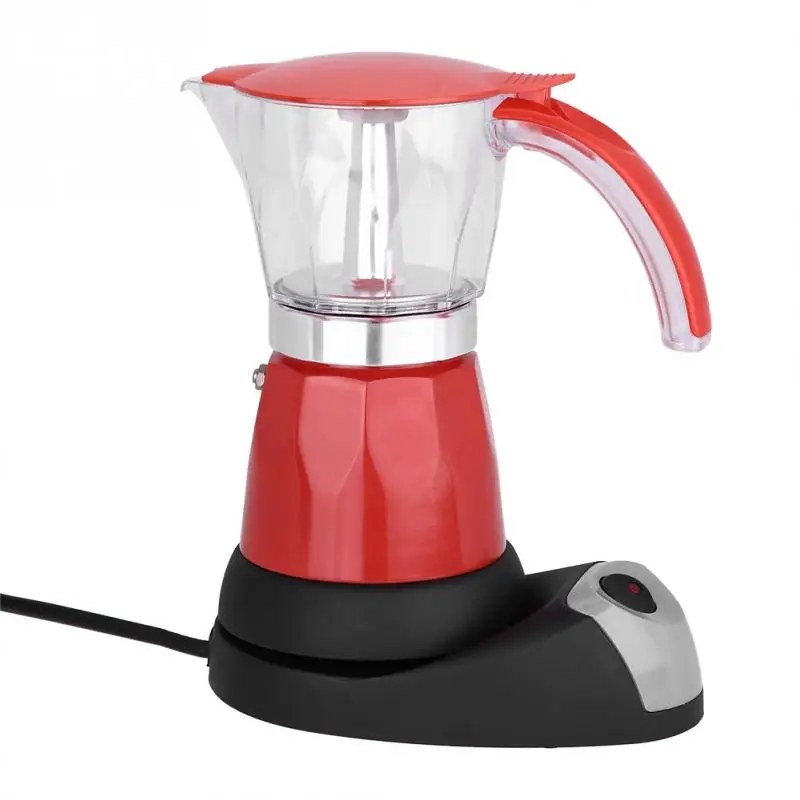 Coffee Maker 300ml/6 Cups 480W Electric Pot Detachable Kitchen Stovetop Coffee Maker
