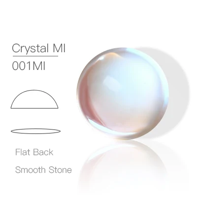 Crystal MI 10mm/12mm 10pcs Round Rhinestone Best Glass Crystal AB Sew On Stones Spacer buttons for Garment Jewelry Top Quality Crystal - Цвет: Crystal MI