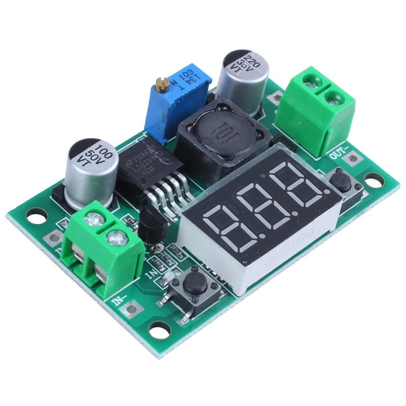 Регулируемый понижающий модуль питания с улучшенным реле лм 2596|Адаптеры AC/DC| |