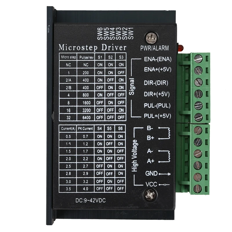 HHO-10PCS ЧПУ одноосный 4A TB6600 шаговый двигатель драйвер контроллер