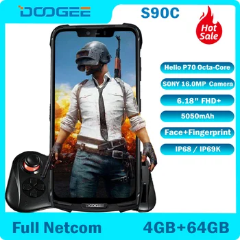 

DOOGEE S90C IP68 Waterproof Modular Rugged Mobile Phone 6.18" 4GB 64GB Octa Core Android 9.0 Face Fingerprint ID 12V2A 4G Phone
