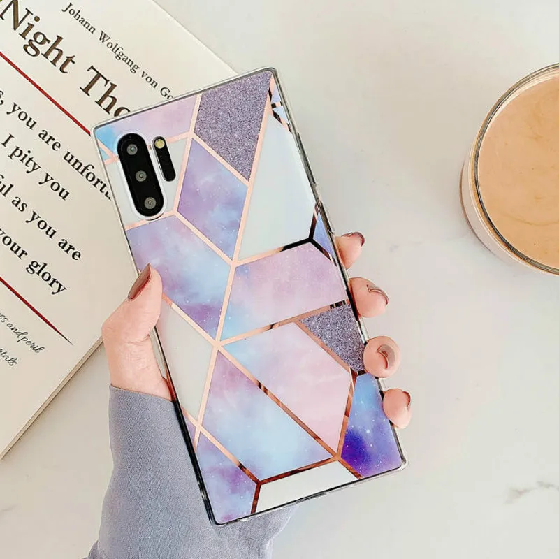 Мрамор Мягкая силиконовая задняя крышка чехол для samsung Galaxy S11 S10 плюс S11E S10E S8 S7 край A50 A10 A20 A30 A70 A10S обратите внимание; размеры 9 и 10 Pro - Цвет: 2