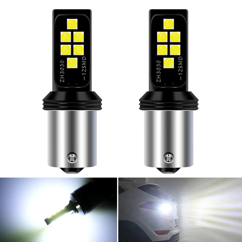 2x 1156 BA15S P21W Car Rear Reverse Backup Light Bulb for Audi A3 8P A4