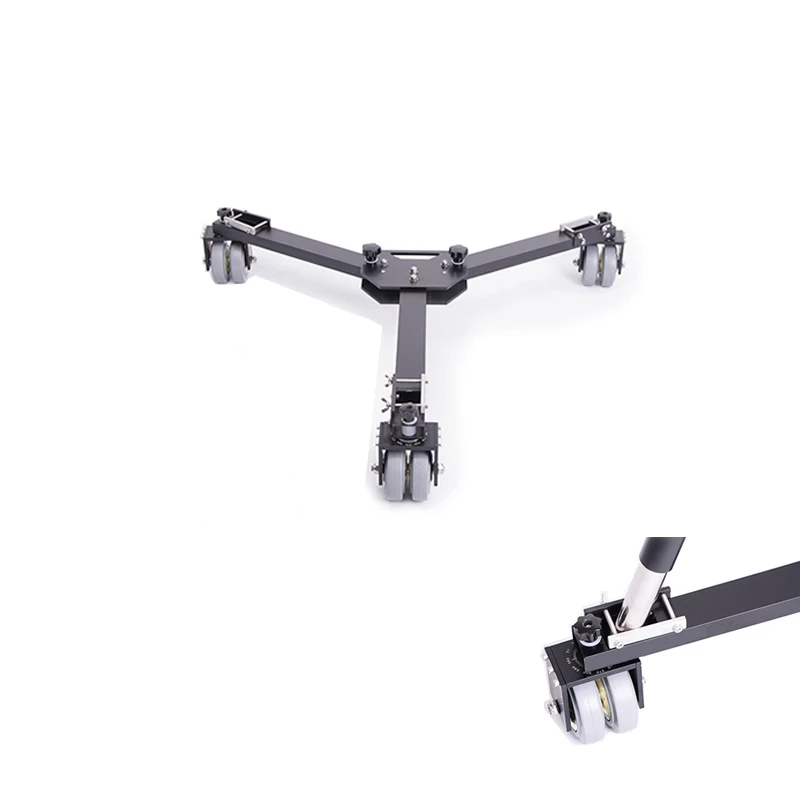 US $135.00 Twzz Trackless Drifting Trolley Car Tripod Slider Camera Tripod Dolly Moving