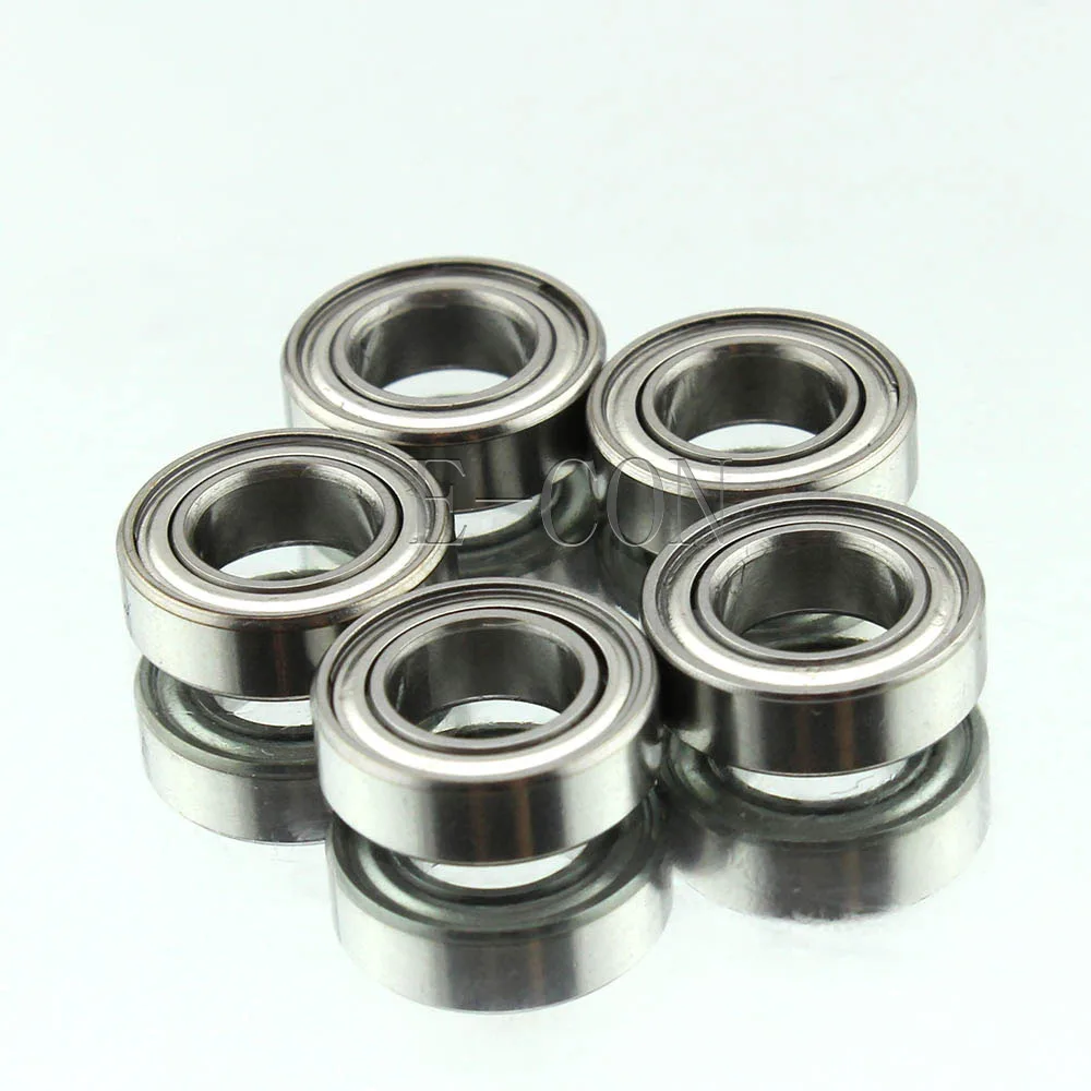 8mm*14mm*4mm 10 pcs MR148zz Mini Metal Double Shielded  Ball Bearings 