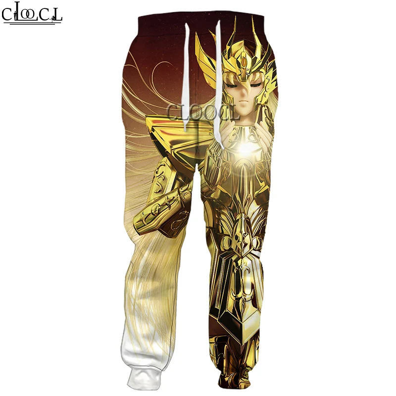 

CLOOCL Anime The Knights of the Zodiac Saint Seiya New Men Women Sport Trousers 3D Print Fashion Casual Streetwear Hip Hop Pants