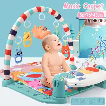 

Baby Music Play Mat Educational Music Carpet Kids Crawling Mat With Piano Keyboard Toys Baby Activity Mat