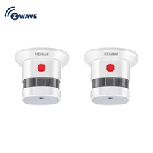 HAOZEE Heiman Z-wave Plus датчик дыма умный дом версия ЕС 868,42 МГц Z Wave детектор дыма с питанием от батареи 2 шт./лот