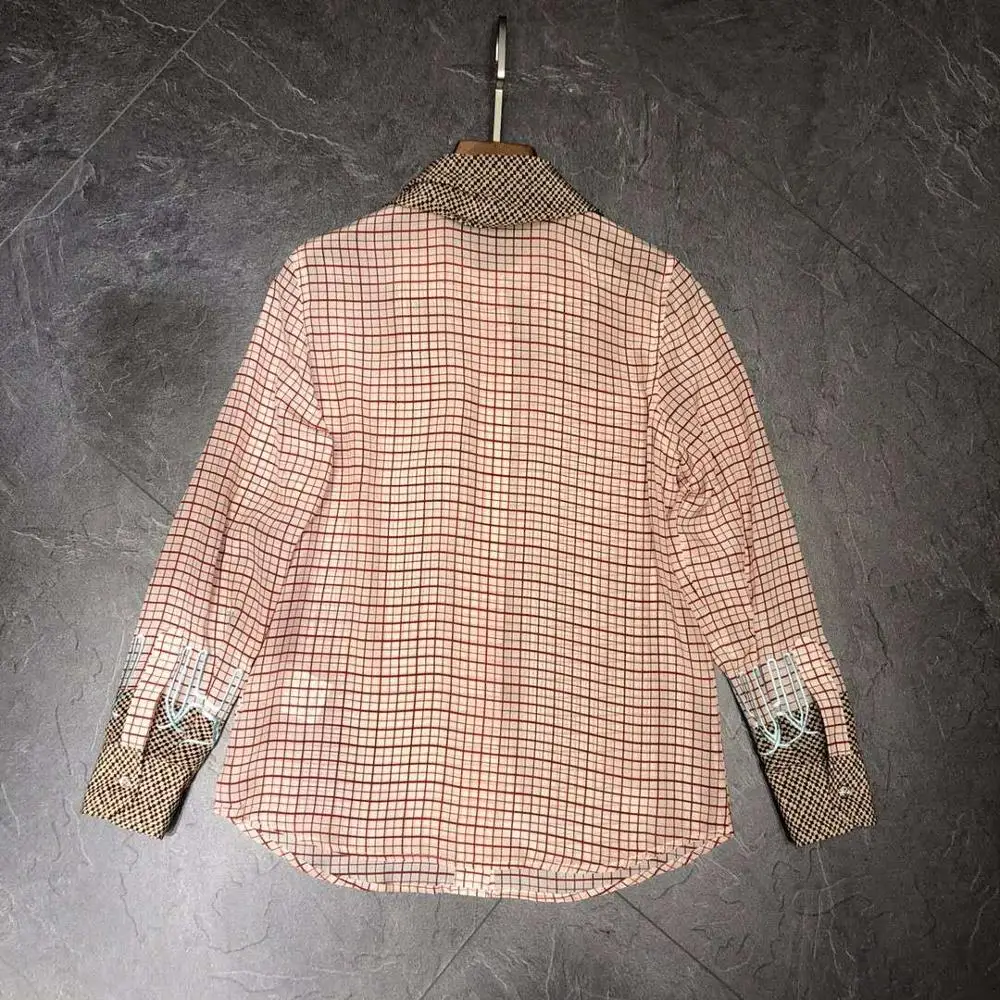 VERDEJULIAY Vintage 100% Silk Blouse Runway