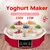

1.7L Electric Automatic Yogurt Maker Machine With Timer 7 Glass Jars Automatic Smart Touchs Screen Yoghurt DIY Tool Container