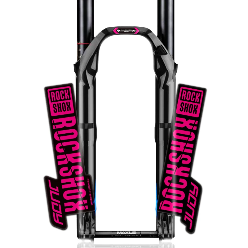 マウンテンバイク用ステッカーREADU-JUDY枚,フロントフォーク