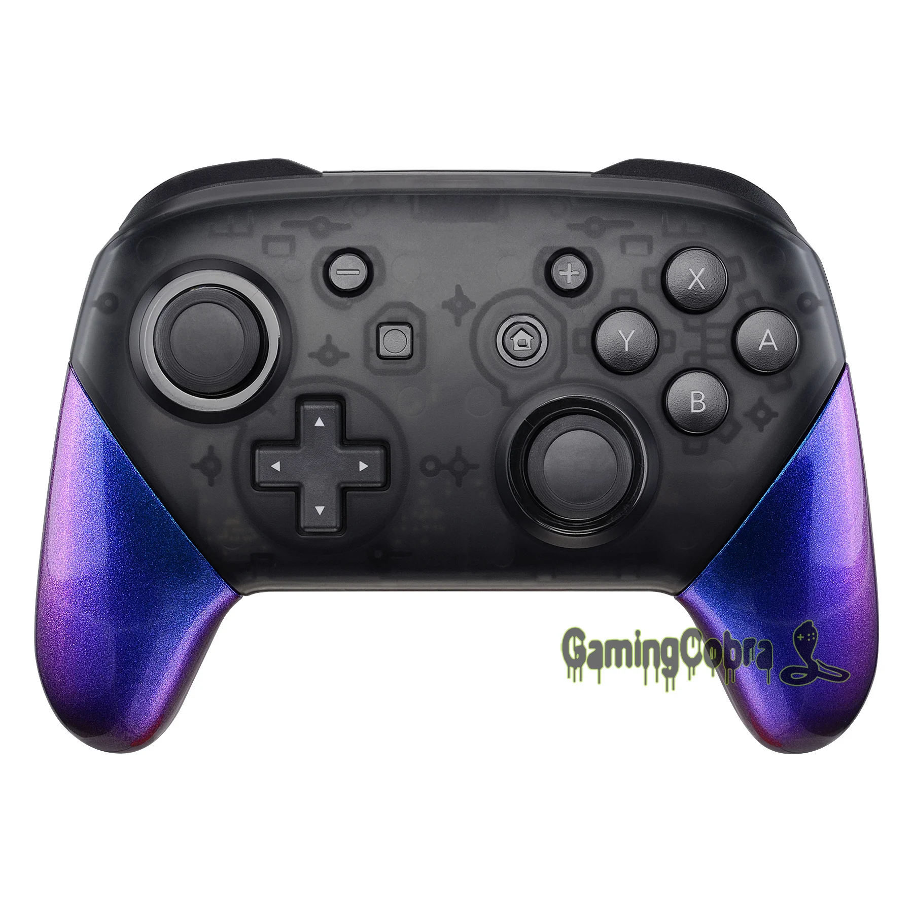 

Custom Glossy Chameleon Replacement Handle Grips Shell for Nintendo Switch Pro Controller