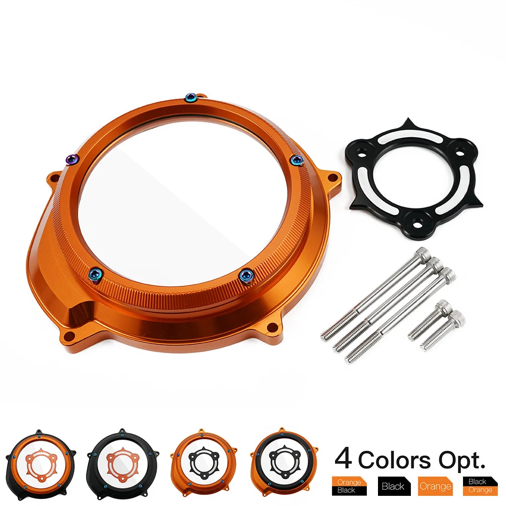 

Inner Pressure Plate Ring Transparent Clutch Cover for LC8 engine for KTM 1290 Superduke R /GT Adventure R /T/S 1050 1090