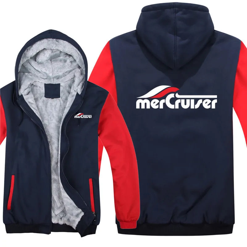 Mercruiser Boating Boat Outboard Hoodies Men Fashion Coat Pullover Fleece Warm Jacket Sweatshirts Hoody 5