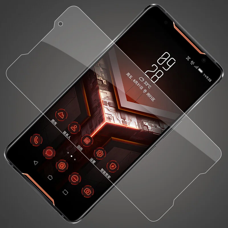 Cover Completa Per Asus Rog Phone 1 Zs600Kl Vetro Temperato Per Asus Rog Phone Hd Pellicola Salvaschermo Pellicola Trasparente Per Telefono Rog Zs600K