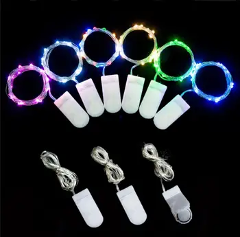 

2pcs/lot LED Copper Wire String Lights Waterproof Decorative Fairy Starry Lights for Christmas Tree Wedding Party Decoration