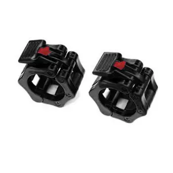 

A Pair Lock Jaw Collars Barbells Muscle Clamp Bar Lockjaw Quick Release Locking