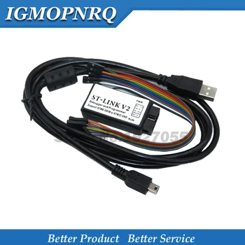 

1PCS ST-LINK V2 LINK STM8 STM32 programmer emulator debugger Downloader burner