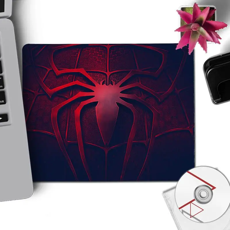 Lock Edge25x29cm BBTHBDNBY с логотипом комиксов Marvel Человек-паук фиксирующий край коврик для мыши игровой резиновый ПК компьютерный игровой коврик для мыши - Цвет: Lock Edge25x29cm