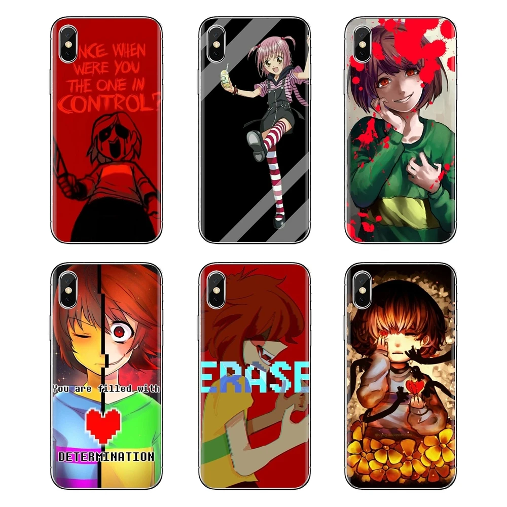 Transparent Soft Shell Covers For iPod Touch Apple iPhone 4 4S 5 5S SE 5C 6 6S 7 8 X XR XS Plus MAX Chara Anime |