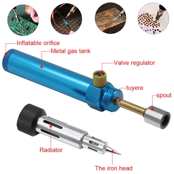 

Multifunction Gas Blow Torch Butane Pen Gas Soldering Iron Cordless Welding Pen Burner Butane Blow Torch Solder Iron Hot Air Gun