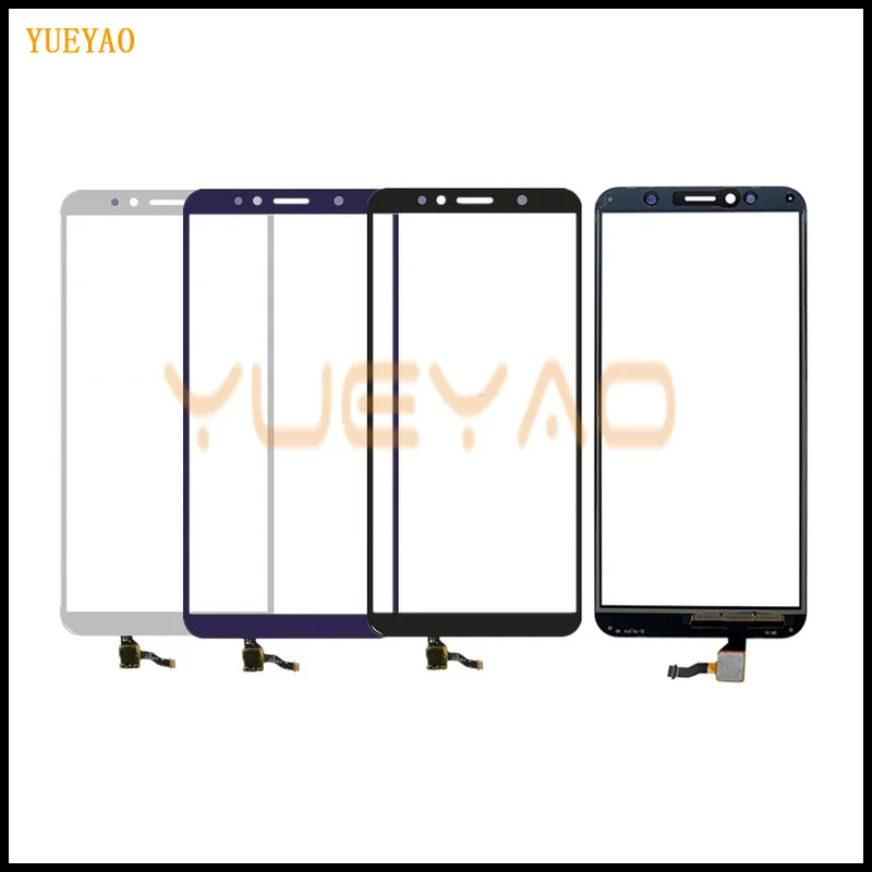 Y6 сенсорный экран для huawei Y6 Prime сенсорный экран дигитайзер сенсор внешняя стеклянная панель объектива 5,7 ''Замена