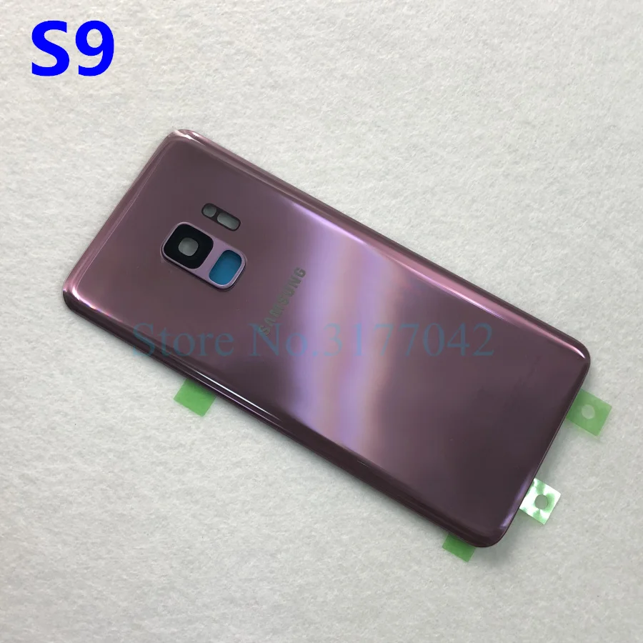 Samsung задняя Батарея Крышка для samsung Galaxy S9 плюс s9+ G965 SM-G965F G965FD S9 G960 SM-G960F G960FD сзади Стекло чехол